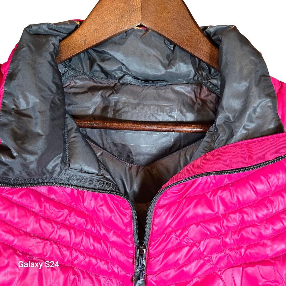 Packable Premium Down Vest Bright Pink Women's Sleeveless Puffer Lightweight